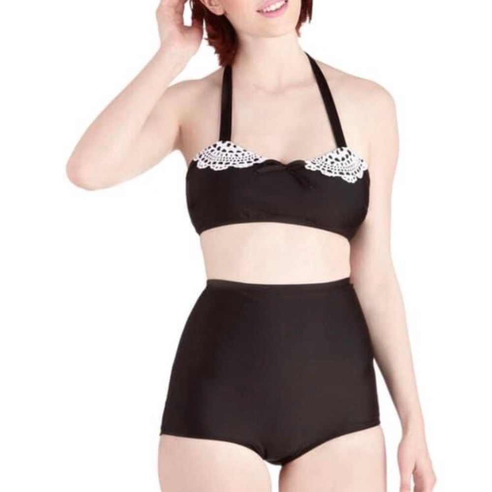 Room and Board Modcloth Black Bikini